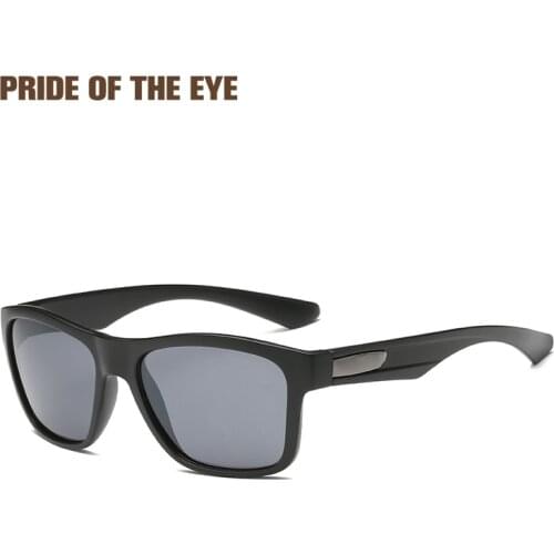 2019 Sunglasses Men Polarize Brand Designer Square Retro Spectacles Driving Eyewear UV400 Vintage Fashion Men Sun Glasses