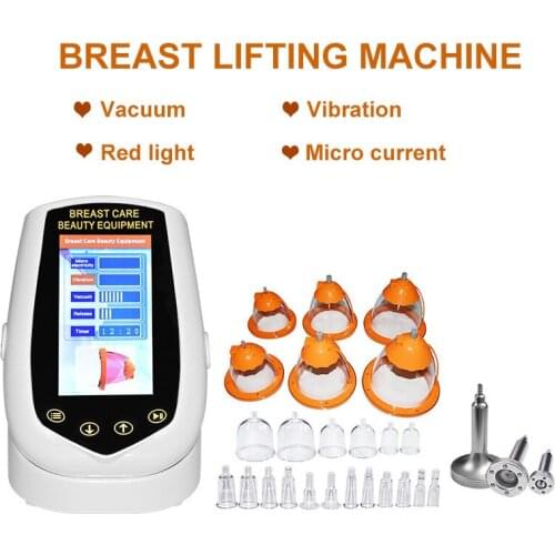 NEW 4 in 1 Vacuum Massage Breast Lifting Beauty Machine Breast Enlargement Machine Pump Cup Massager Body Shaping Butt Lifting