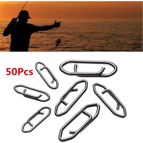 50pcs Tactical Anglers Power Clips Fast Fishing Terminal Multipacks Fishing Hanging Snap Fishing Accessories