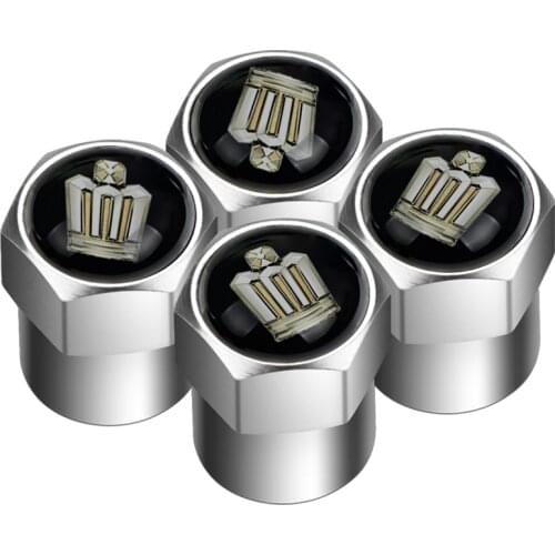 Car Wheel Tire Parts Valve Stem Caps Cover For Toyota CROWN REIZ TRD Racing Tire accessories