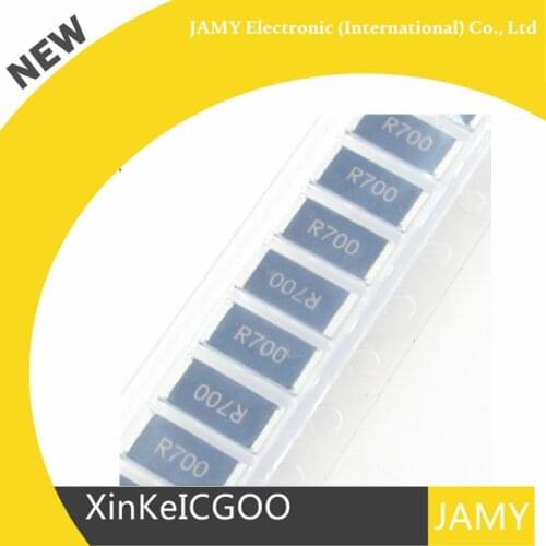 Free shipping 100PCS 2512 0.7R 700mR R700 SMD resistor R700 6432 1W 1% R007