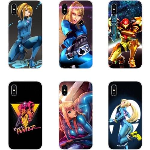 For Xiaomi Mi4 Mi5 Mi5S Mi6 Mi A1 A2 A3 5X 6X 8 CC 9 T Lite SE Pro Accessories Phone Cases Covers Samus Aran Metroid