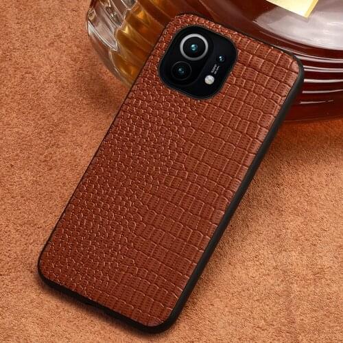 Genuine Leather Case for Redmi Note 9 Pro 9S Note 8 Pro 8T 7 5 Cover For Xiaomi Mi 11 10T Lite 8 9 9T 10 Pro Poco X3 NFC M3 A3