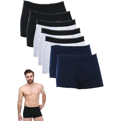 Mens Boxer 7li Package Basic 19510 Karışık2