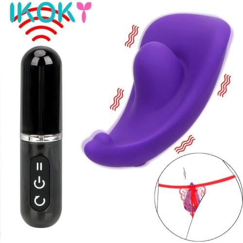 IKOKY Wearable Panty Vibrator Adult Products Sex Toys For Women Clitoral Stimulator G Spot Bullet Remote Control 12 Frequency