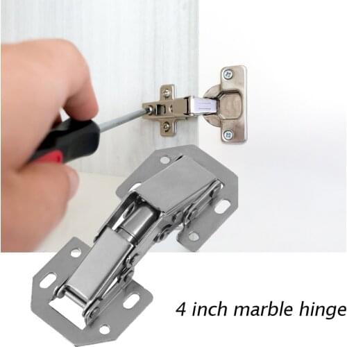 Cold Roll Steel Hydraulic Cabinet Door Hinges Damper Buffer Soft Close Furniture Drawer Connector Eight Mounting Holes