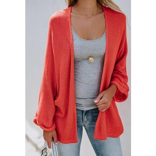 BYUAN New Cardigan Sweater Mujer Sweaters Ladies Solid Knitted Women Sweaters Coat 2018 Autumn Winter Fall Sweaters for Women