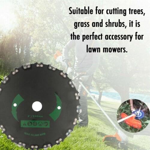 230mm Grass Trimmer Blade Lawnmower Parts 20-Tooth Disc Blade Grass Weed Brushcutter For Lawnmover Head Supplier