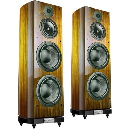 M-015 HIFI home dual 10 inch wooden passive floor speaker three-way fever fever subwoofer speaker pair