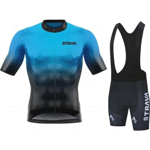 2021 New Blue Mavic Bicycle Bike Team Short Sleeve Maillot Ciclismo Men Cycling Jersey Summer Breathable Cycling Clothing Sets