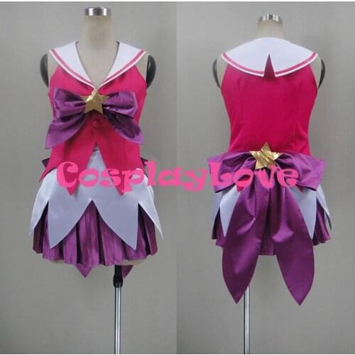 New Custom Made American Game LOL Star Guardian Lux Cosplay Costume High Quality Christmas Halloween CosplayLove
