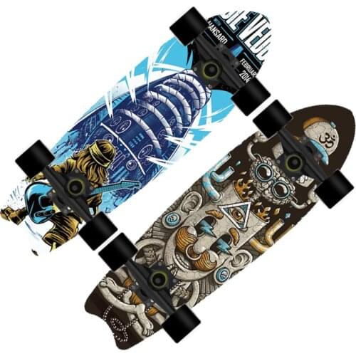 BZ 2021 Skateboard Double Upright Four Wheel Skateboard Skateboard Deck Penny Board Long Board Long Board Deck hb0103