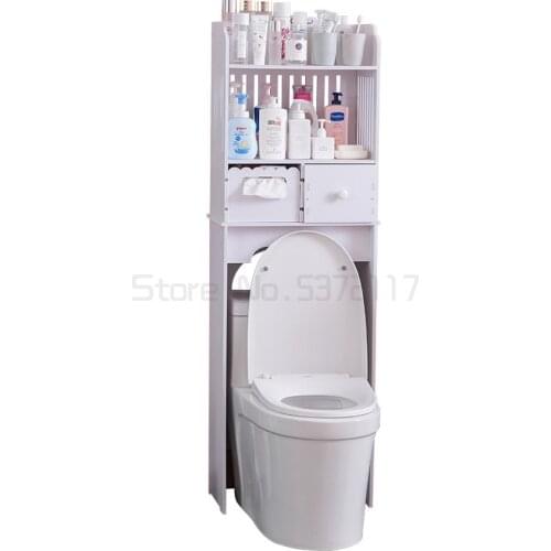 Bathroom storage rack toilet storage cabinet side wall storage cabinet toilet corner storage cabinet