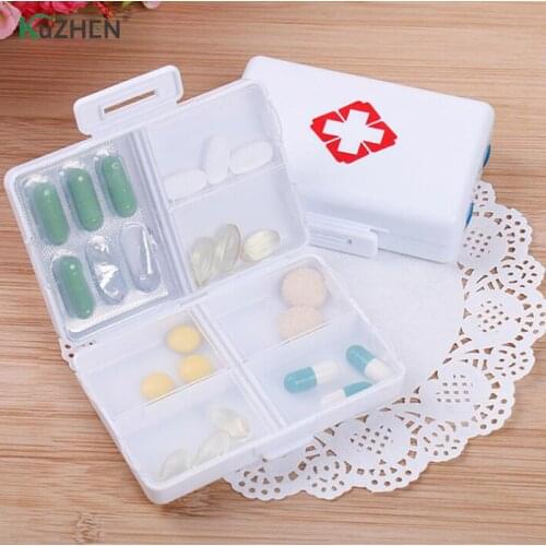 Pill Tablet Cutter Dose Divided Storage Box Case Medicine Pill Holder Splitter Divider Pill Case Box Container
