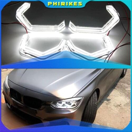 4Pcs LED M4 Style Angel Eyes Halo Rings Car Light Running Lamps DRL For BMW X3 E83 F25 X5 E70 F15 F85 X6 E71 E72 Z4 E85 E86 E89