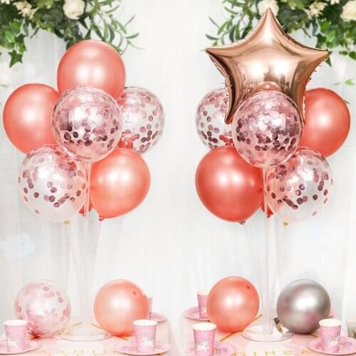7 Tubes Balloons Stand Balloon Holder Column Confetti Balloon Baby Shower Girl Kids Birthday Party Wedding Decorations Supplies