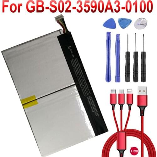 7000mah 3590A3 battery for GB-S02-3590A3-0100 3.7V+USB cable+toolkit