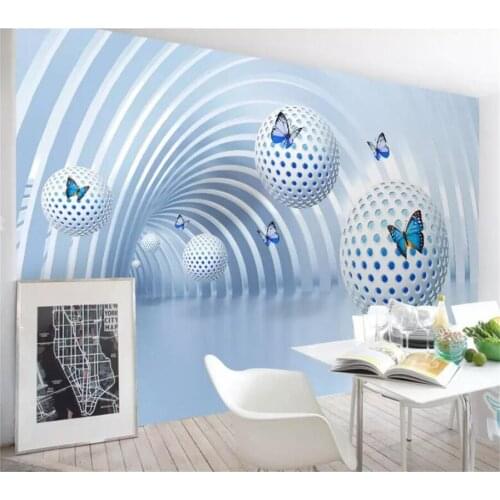 Beibehang Custom wallpaper 3d mural mural building space modern background wall papers home decor papel de parede 3d wallpaper