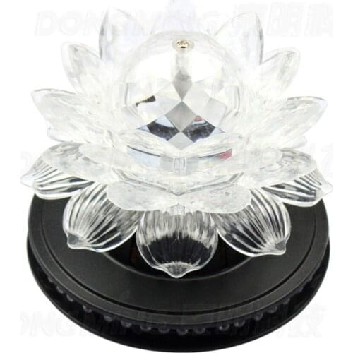 Free Shipping 5pcs/lot 3W Mini Lotus Rotating RGB 48 LEDs Sunflower rgb LED Stage Light bar AC100-240V For Party Bar DJ Holiday