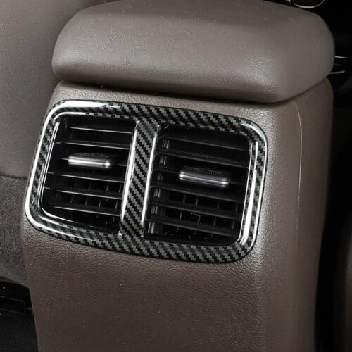 For KIA Sportage R SL 2018 Car rear exhaust air outlet vent bright frame sticker Interior modification Accessories car styling