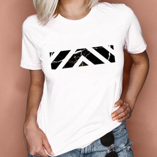 Women Cute Graphic Printing Tee Summer 90s Casual Fashion Basic Aesthetic Printed Female Clothes Tops White Tees Tshirt