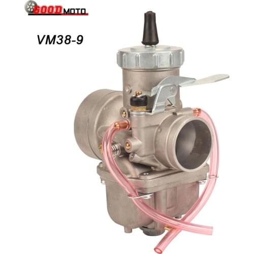 38mm Carburetor For Mikuni VM38 Round Slide 38mm VM38-9 Spigot Carbs 2 Stroke For Motorcycle ATV Quad UTV 42-6025 13-5006
