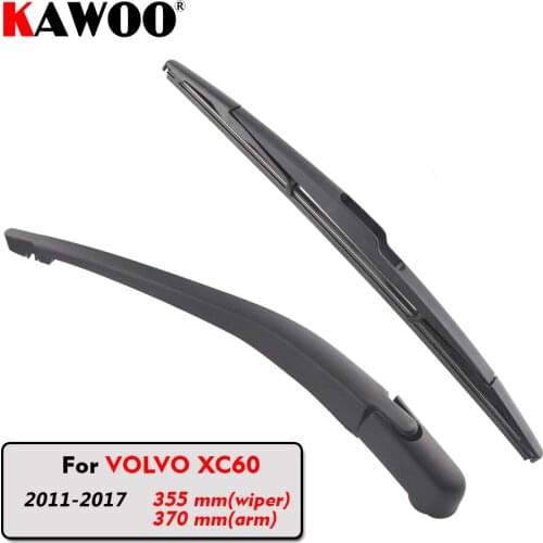 KAWOO Car Rear Wiper Blade Blades Back Window Wipers Arm For VOLVO XC60 Hatchback (2011 Onwards) 355mm Auto Windscreen Blade