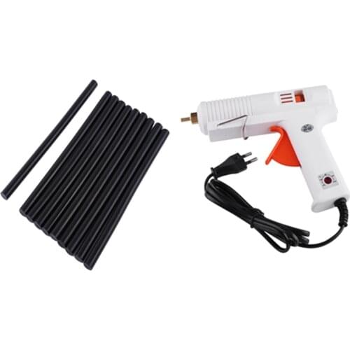 120W Hot Melt Glue Gun Electric Heat Temperature Graft Glue Gun Or 10pcs 11mm Glue Sticks Repair Tools EU Plug AC 100-240V