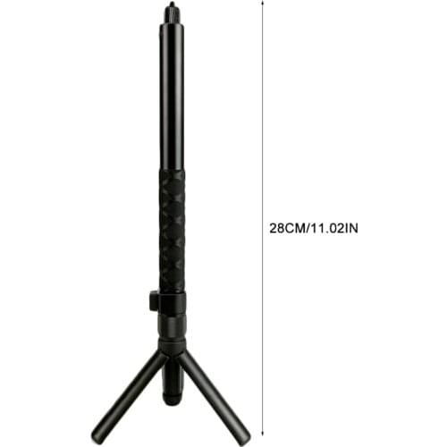 28EA Bullet Time Bundle Kit Invisible Selfie Stick Tripod Handle 1/4 Screw 28-111cm Compatible with Insta 360 One/One X/One R