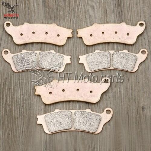 Motorcycle metal sintering brake pads For Honda NT650 VFR 800 CB 1100 CBR1100XX Blackbird ST1100 ST1300 ST 1300 1100 VTX 1800 GL