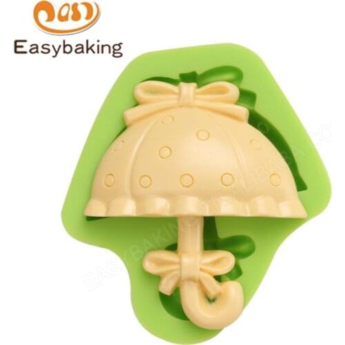 Mini Umbrella Design 3D Silicone Arts Mold Chocolate Fondant Cake Decorating Tools Household Accessories for Clay
