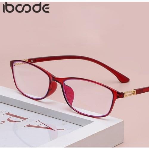 Iboode Fashion Ultralight Reading Glasses Clear Lens Presbyopic Eyeglasses Men Women Portable Spectacle +1 1.5 2 2.5 3 3.5 4 New