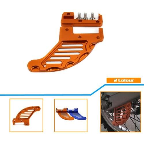 Orange Motorcycle CNC Aluminum Rear Brake Disc Guard Protector Cover Modified Accessory for KTM 125 144 150 200 250 300 450 EXC