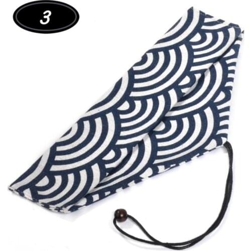 1Pc Portable Tableware Bag Spoon Chopsticks Storage Cutlery Case Cutlery Bag Cotton Linen Bag For Chopsticks Straw Pouch