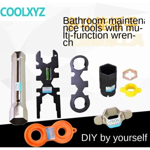 Sewer wrench faucet multifunctional sleeve repair tool toilet bubbler inlet pipe installation accessories