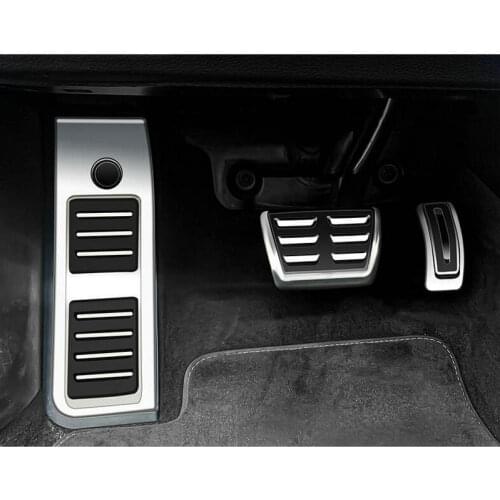 STYO For LHD Audii A6 C8 2019 2020 2021 Stainless steel Gas Brake pedal Cover Car AT Pedal