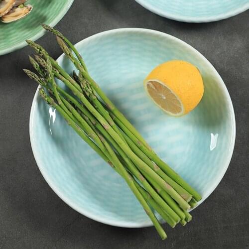Plates for Salad Microwave Safe Fruit Sushi Sauce Seasoning Dish Ceramic Combination Dinnerware Ornamentatio Porcelain Tableware