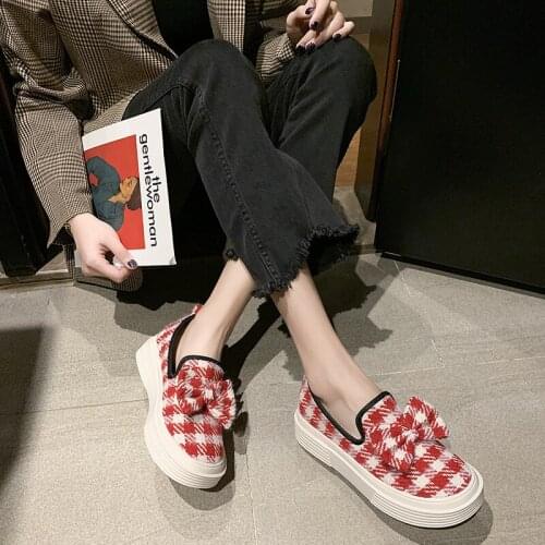 Single Shoes comfortable soft Wild Fashion Suede Slip on Boat shoes Female Shoe Flats Women Loafers Flats Shoe Non-slip U16-89