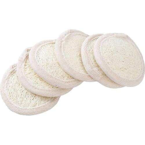 Creative Home Exfoliating Scrubbing Sponges Face Pad Loofah Sponge Facial Brush - Shower Scrubber Body Bath Spa For Men & Women