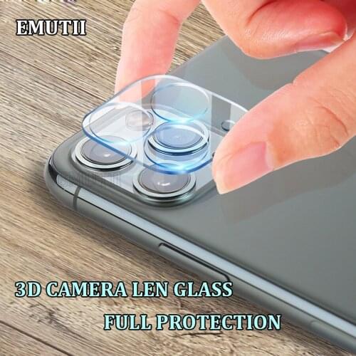Película de cristal templado para lente de cámara, Protector de pantalla para iPhone 12 11 Pro Max Lens 3D 5D, 12 Mini 11Pro 12P