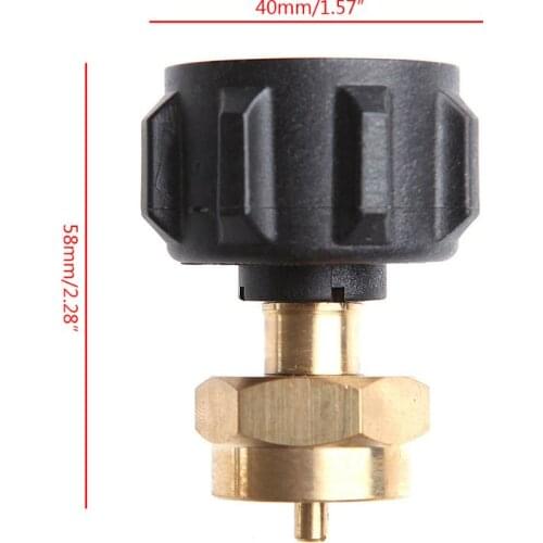 1 LB Gas Propane QCC1 Regulator Valve Propane Refill Adapter Outdoor BBQ New