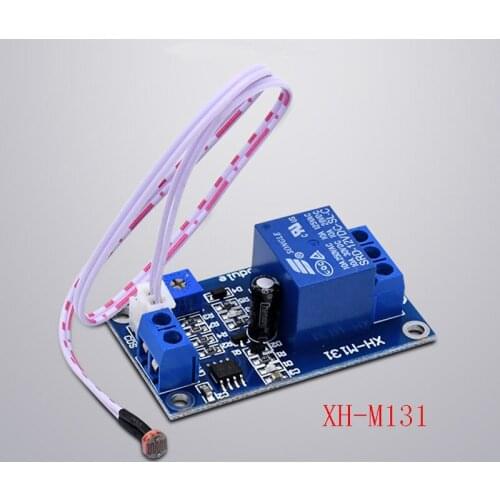 10PCS XH-M131 DC 5V/12V Light Control Switch Photoresistor Relay Module Detection Sensor 10A brightness Automatic Control Module