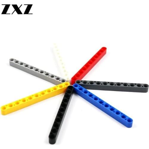 100pcs/lot Kids DIY Toys Blocks Technical Liftarm 1x11 Thick Compatible Parts 32525 Building Blocks Robots Kits Accessories