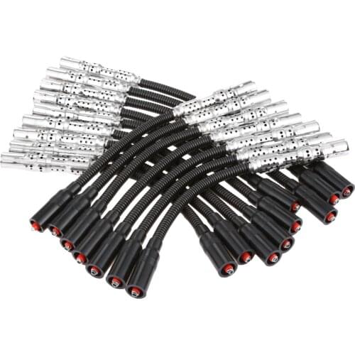 16Pcs Ignition Spark Plug Wire Cable 1131500019 90533002 Reliable Connection System for Mercedes-Benz Spark Plug Wire Kit