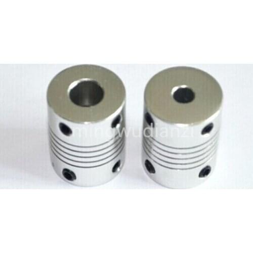 2017 YKS 1Pcs 5x8 mm Motor Jaw Shaft Coupler 5mm To 8mm Flexible Coupling OD 19x25mm Brand New