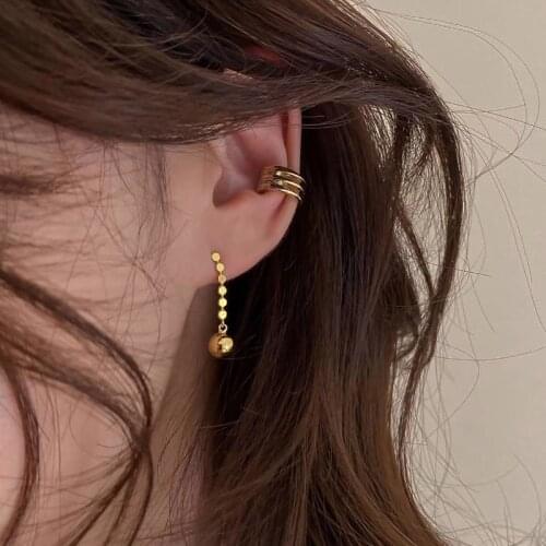 2020 New Fashion Trend Womens Earrings Delicate Golden Ball Drop Earrings For Women Party Girl Jewelry Gifts Wholesale