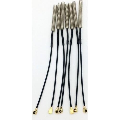 433MHZ 3dbi Phosphorus Copper Nickel Spring Antenna 10PCS / Batch 0.5 x 3.7 x 26 mm RF1.13 Line Length 10CM with IPEX