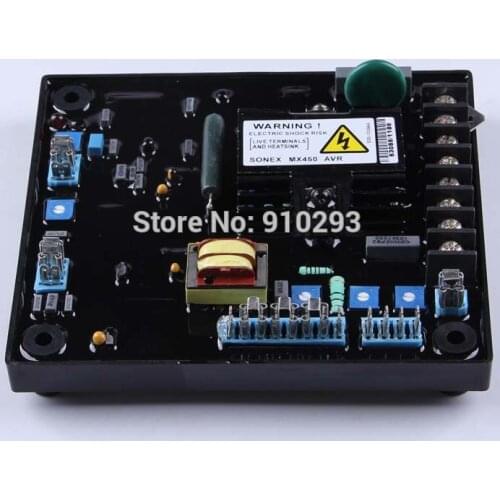 Brushless Generator Regulator Large AVR Voltage -Regulator MX450 Voltage -Regulator Control Module High Power