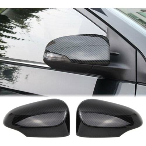 Side Wing Mirror Cover for Toyota C-HR CHR 2017 2018 2019 2020 2021 Carbon Fiber Style Exterior Rearview Mirror Cap Cover Trim