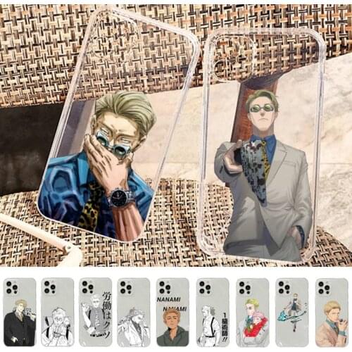 Kento Nanami Jujutsu Kaisen Phone Case for iPhone 11 12 pro XS MAX 8 7 6 6S Plus X 5S SE 2020 XR case